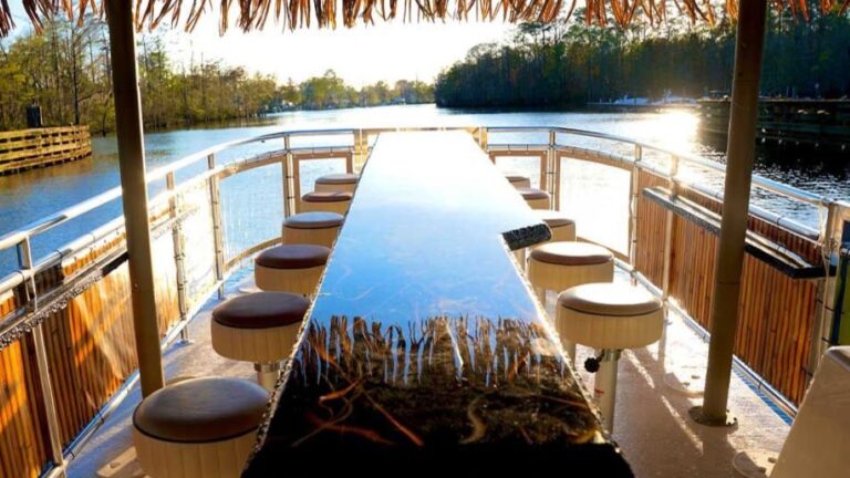 Nautical Tiki Cruises | 8-18 Passenger Tiki Boat | Tiki Cruise for Large Groups